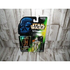 NEW 1996 VINTAGE, by KENNER, STAR WARS THE POWER OF THE FORCE "SANDTROOPER"